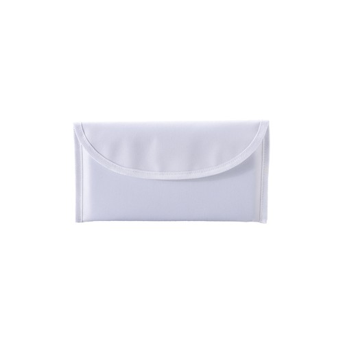600D polyester document pouch with two pockets and velcro closure