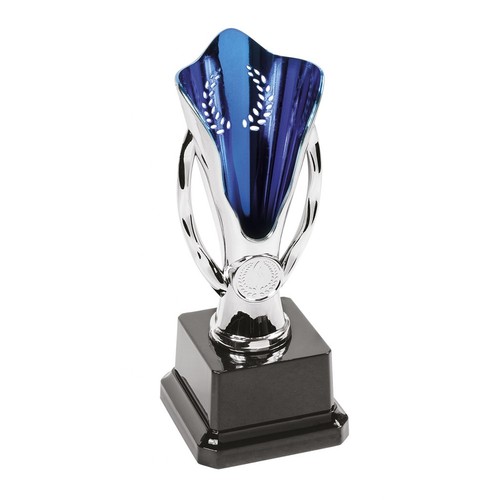 TROPHY BLUE CUP H 220 MM