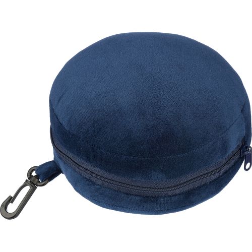 Almohada y antifaz de viaje, de poliéster Leontine