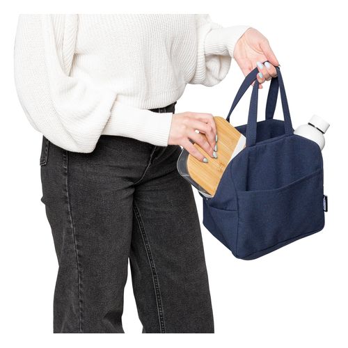 Bolsa nevera de polialgodón reciclado Elowen