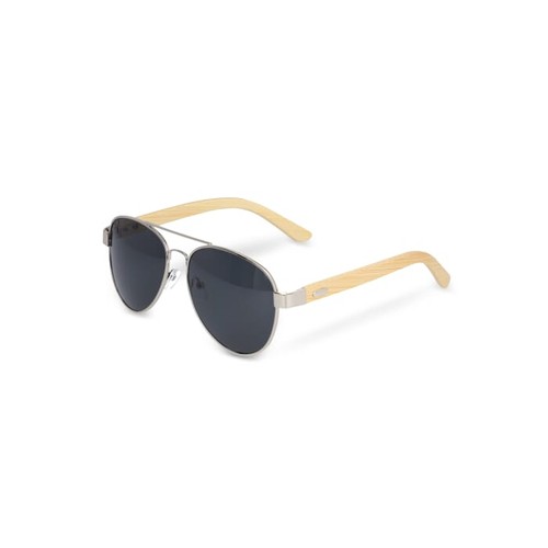 Bamboo leg aviator sunglasses