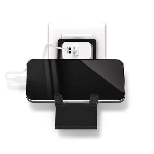 uchwyt na telefon haczyk na wtyczkę sieciową