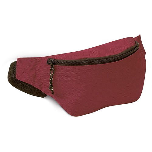 2 POCKET WAIST BAG IN 600D POLYESTER