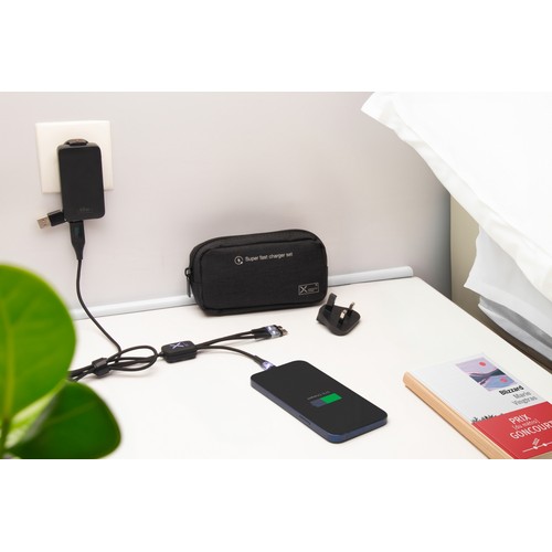 65W travel charging set