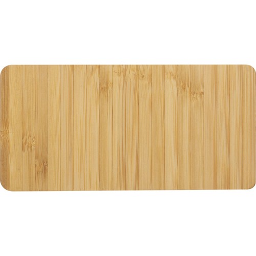 Bamboo Tray with Spoon and Glass Mug 200 ml