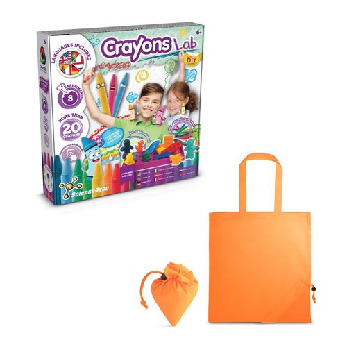 Crayon Factory Kit II. Educatief spel geleverd met een opvouwbaar 190T geschenkzakje