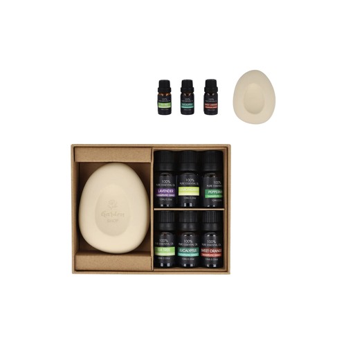 InsideOut Aroma Pebble Giftset with 6 essential oils