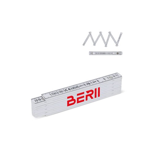 Calibrated foldable ruler 1m