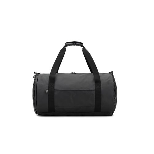 OSASCO SPORT. Sac de sport cylindrique en polyester recyclé haute densité 600D avec compartiment latéral pour les chaussures
