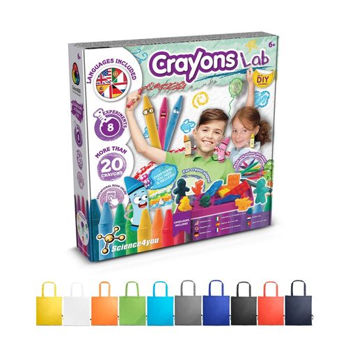 Crayon Factory Kit II. Educatief spel geleverd met een opvouwbaar 190T geschenkzakje