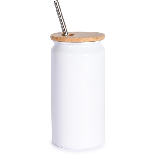 380 ML MUG IN RECYCLED ALUMINIUM, BAMBOO AND STAINLESS STEEL