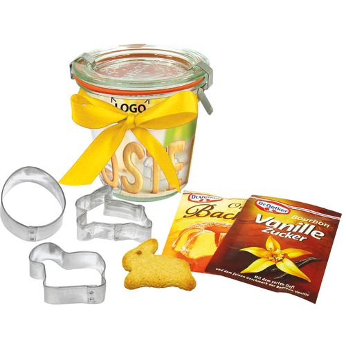Easter Cookie Cutters Jar