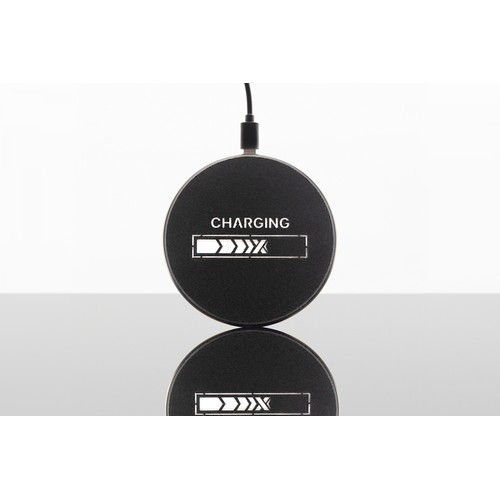 15W leather wireless base