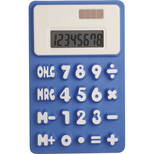 8 DIGIT RUBBER AND PLASTIC CALCULATOR