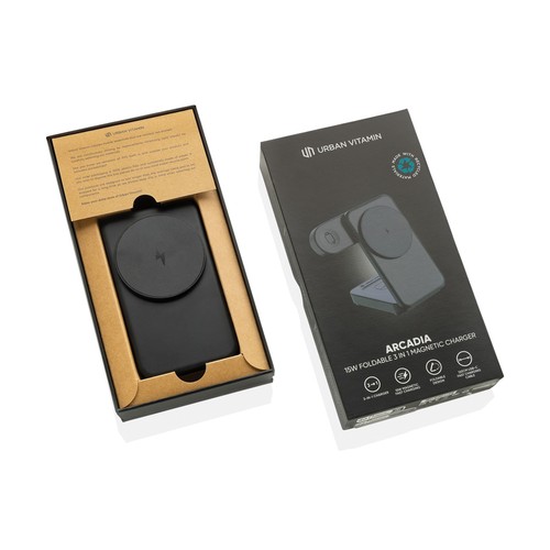 Urban Vitamin Arcadia RCS rplastic 15W 3-in-1 magn. oplader