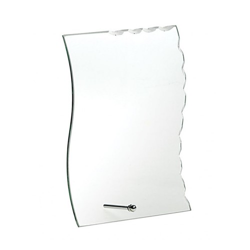 GLASS W/BUILT IN STAND 115X150 TH=4 mm