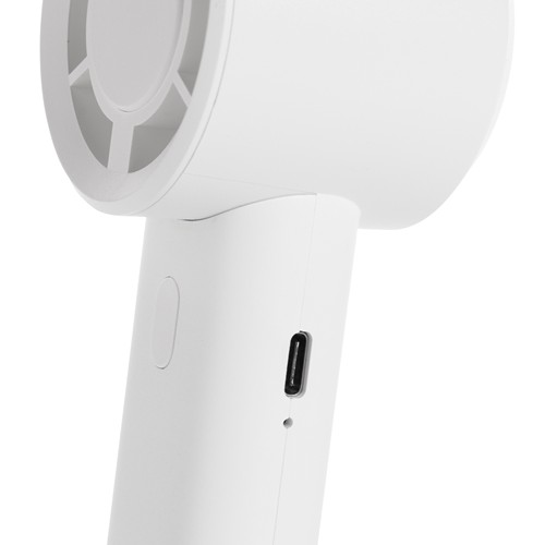 Twist RCS recycled plastic re-chargeable portable fan