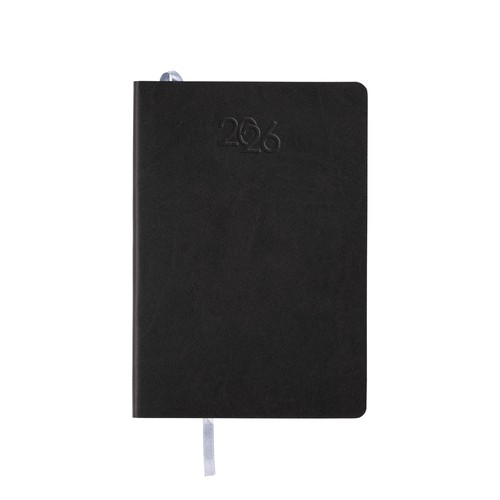 2026 daily planner with soft cover in thermo-reactive PU