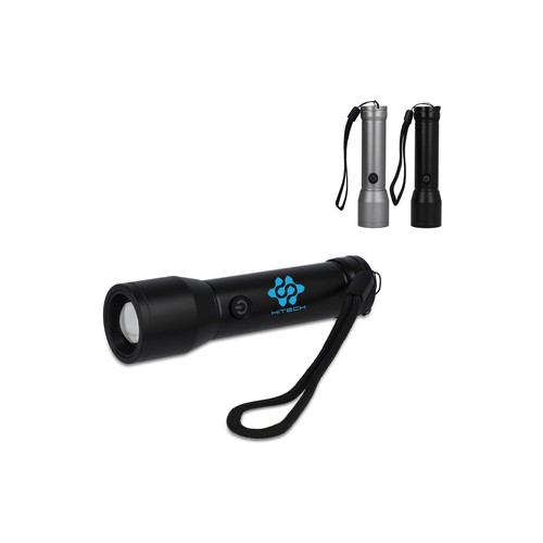 Rechargable Recycled Aluminium IPX4  torch