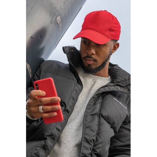 Casquette 5 panneaux en coton recyclé 190gr IMPACT