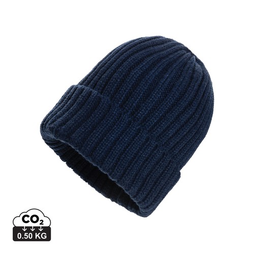Bonnet à double côte et revers AWARE™ Polylana® Kennedi