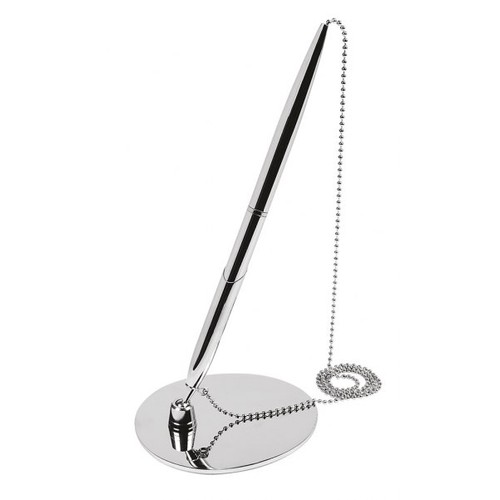 METAL PEN STAND OVAL BASE