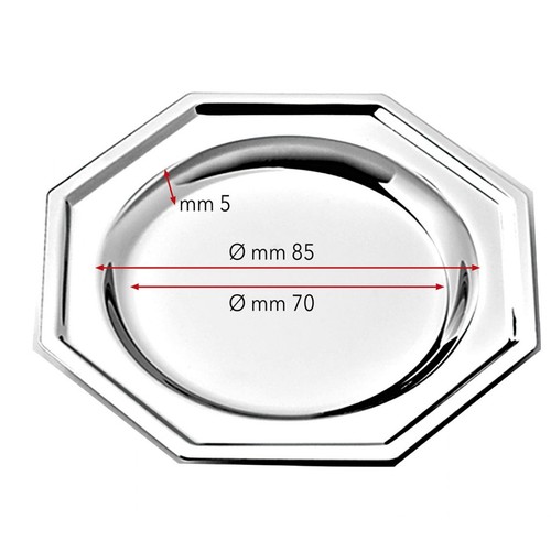 GLASUNTERSETZER ACHTECKIG SET 6 Stck