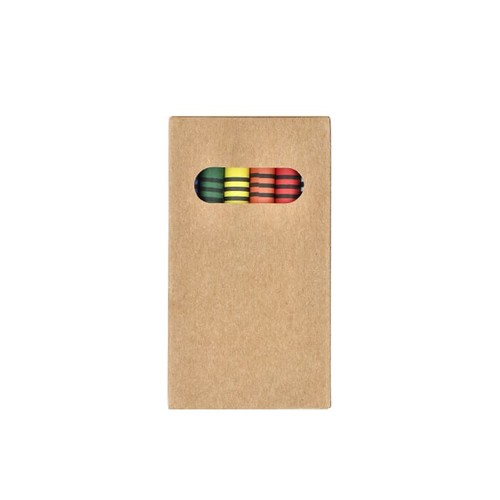 6pc crayons in craft box