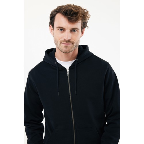 IQONIQ Abisko gerecycled katoen hoodie met rits