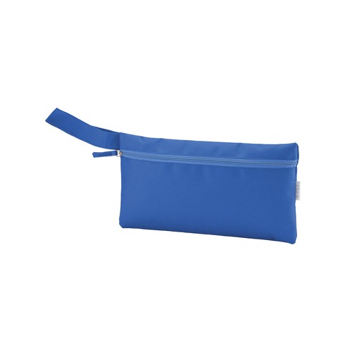 Recycled polyester R-PET document holder with zipper closure and practical handle