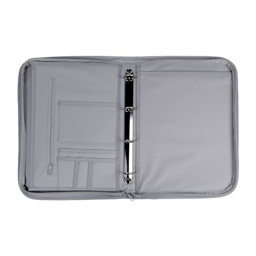 600D polyester brief folder with 4-ring sheet binder