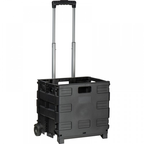 Folding shopping trolley