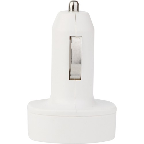 DOUBLE USB CAR CHARGER IN PLASTIC AND METAL
