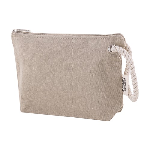 Bolso de mano con cierre de cremallera, asa de cue Solanum