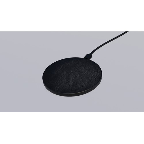 15W leather wireless base