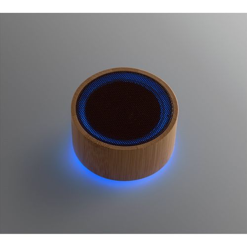ARBER. Portable 3W speaker with 2h battery life in bamboo and ABS
