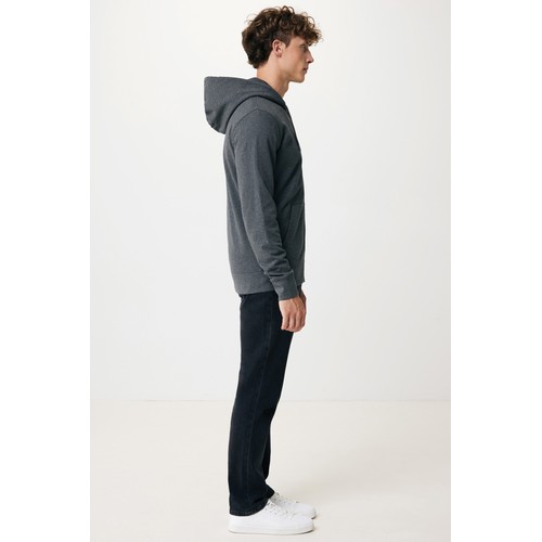 IQONIQ Abisko gerecycled katoen hoodie met rits