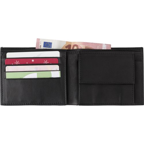 Porte-cartes de crédit et monnaie en cuir Yvonne