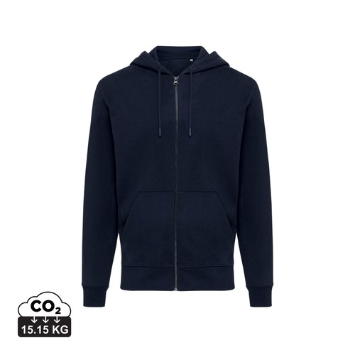 IQONIQ Abisko gerecycled katoen hoodie met rits