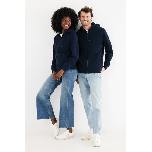 IQONIQ Abisko gerecycled katoen hoodie met rits