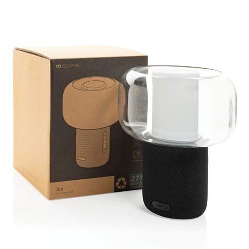 Lámpara altavoz plástico reciclado Lux RCS 10W