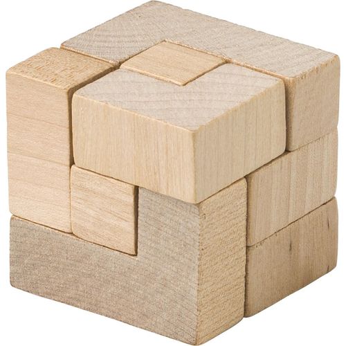 Wooden cube puzzle Amber
