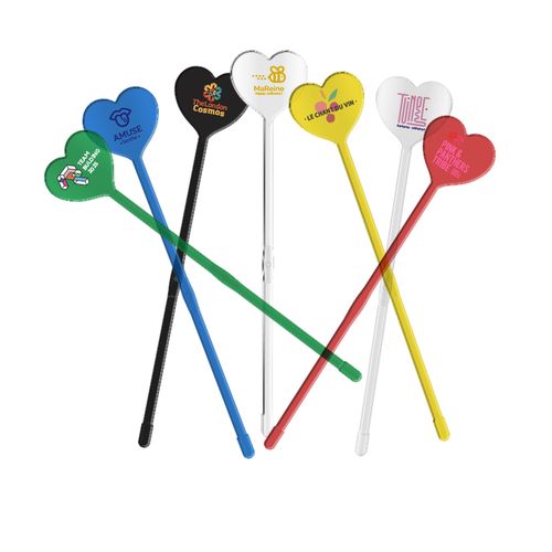 AGITATEUR COCKTAIL COEUR SPATULE 190 mm