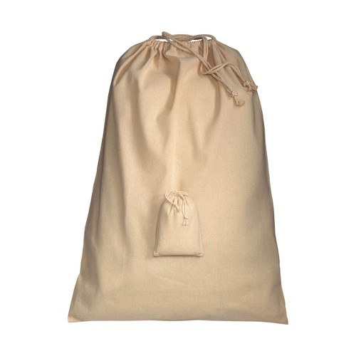 120 g/m2 cotton drawstring bag 50 x 75 cm
