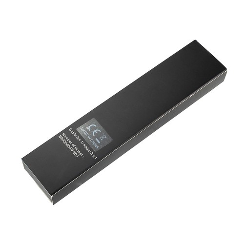 3 in 1 cable with elighted logo Pierre Cardin