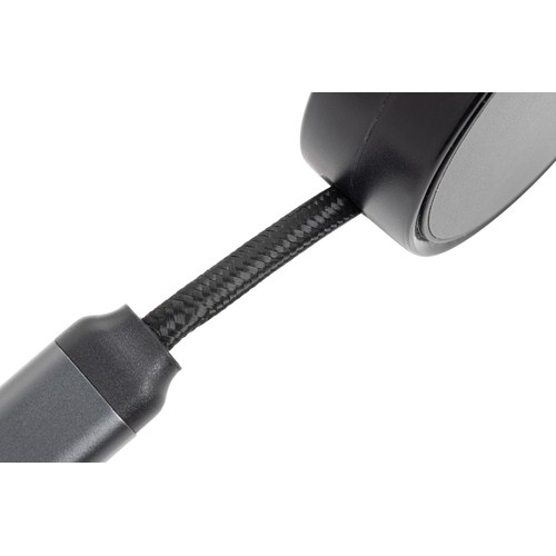 Câble 45W rétractable 6 en 1 en aluminium recyclé Terra RCS