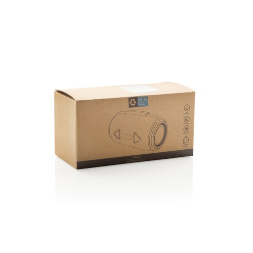 Enceinte 16W étanche IPX4 en plastique recyclé RCS Prisma