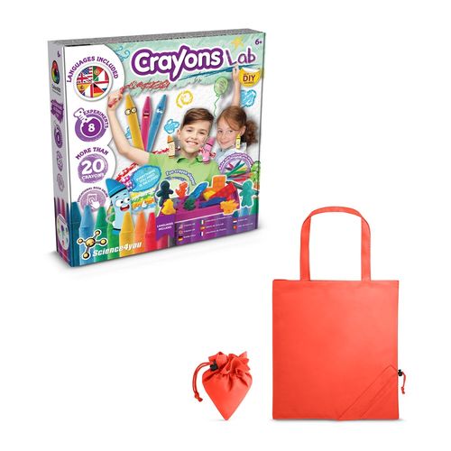 Crayon Factory Kit II. Educatief spel geleverd met een opvouwbaar 190T geschenkzakje