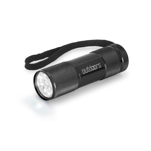 FLASHY. Aluminiowa latarka z 9 diodami LED