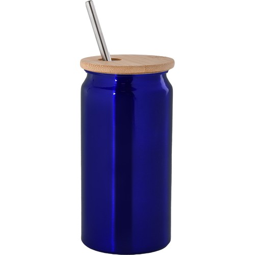 380 ML MUG IN RECYCLED ALUMINIUM, BAMBOO AND STAINLESS STEEL